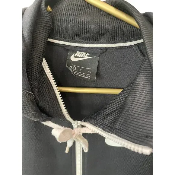 NIKE Hoodie + Joggers Set – Charcoal Gray, Red Stripe, Size Small, Athleisure - Picture 10 of 12